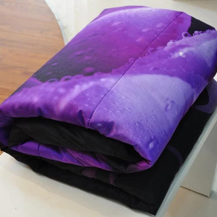 Rose Golden Hour Comforter Set – Aesthetic 3‑Piece Bedroom Mood.