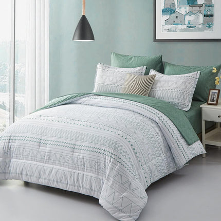 Boho Vibes Bedding Set – 3‑Piece Comforter & Pillow Covers.