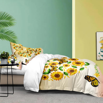 Airy Loft butterfly floral 3‑Piece Comforter Bundle – Relaxed.