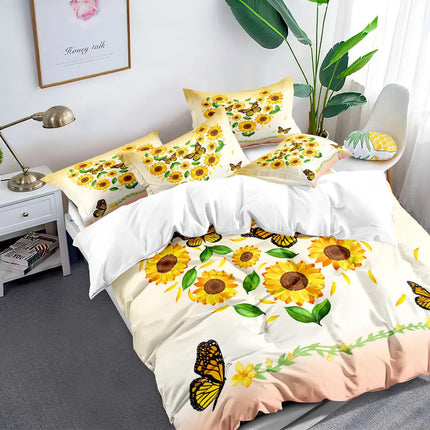 Airy Loft butterfly floral 3‑Piece Comforter Bundle – Relaxed.