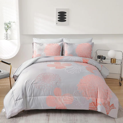 Zen Retreat Quilted Comforter Bundle – 3‑Piece Serenity Style.