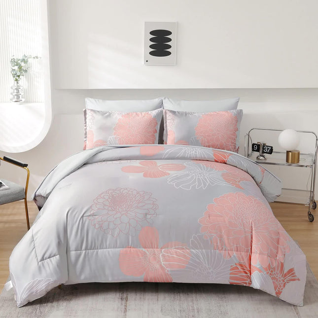 Zen Retreat Quilted Comforter Bundle – 3‑Piece Serenity Style.