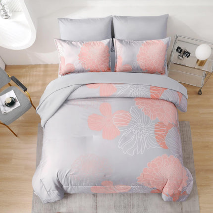 Zen Retreat Quilted Comforter Bundle – 3‑Piece Serenity Style.