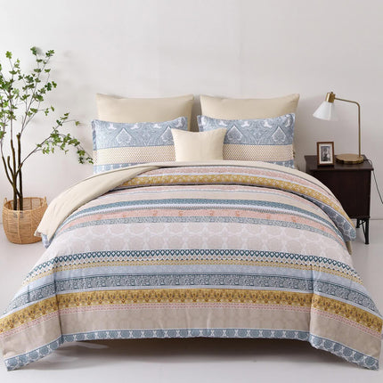 Luxe Loft Boho Quilted Comforter & Shams – Trending 3‑Piece Set.