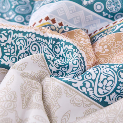 Luxe Loft Boho Quilted Comforter & Shams – Trending 3‑Piece Set.