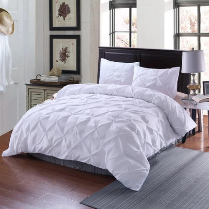 Minimal Mood white Comforter Collection – Modern 3‑Piece Set.