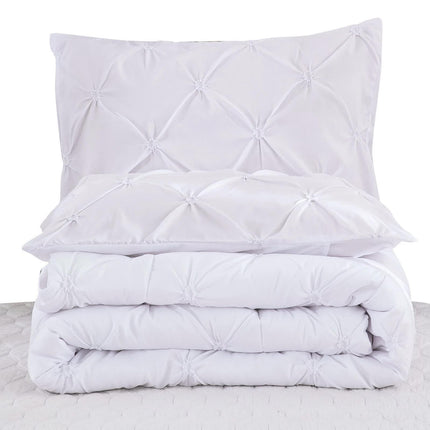 Minimal Mood white Comforter Collection – Modern 3‑Piece Set.