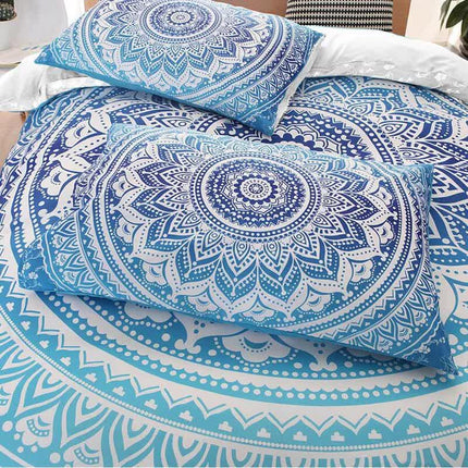 Dreamscape Sacred Circle Design Comforter Set – 3‑Pcs Refreshing.