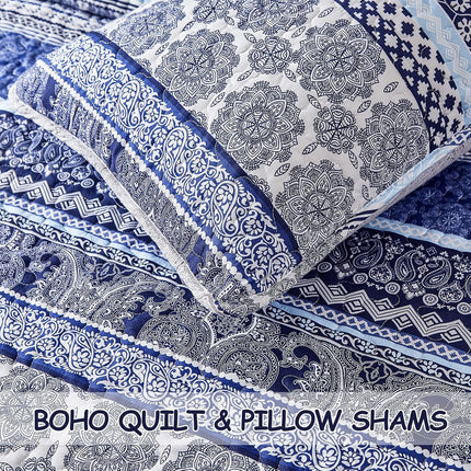Sophisticated Quilted Coverlet and Pillowcases Set: A Timeless Addition - Queen size.