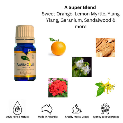 Amrita Court Pure and Essential Oils Enlighten 10ml.