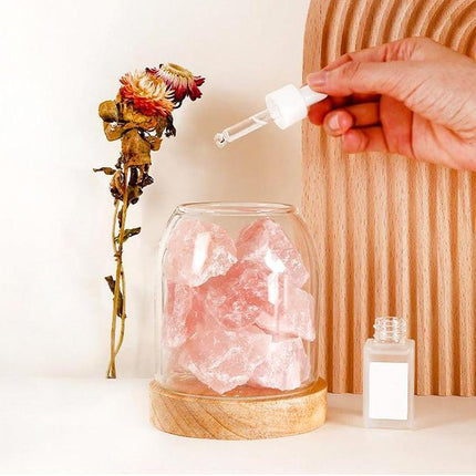Aurora Crystal Diffuser - Rose Quartz.
