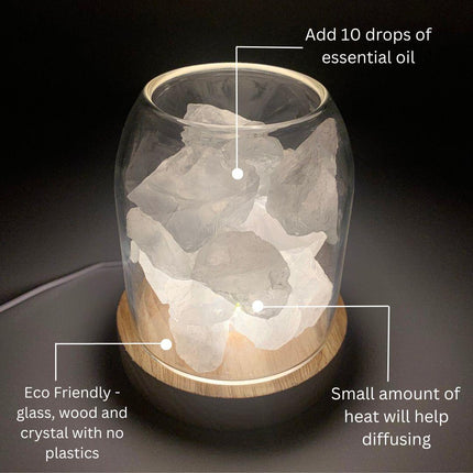 Aurora Crystal Diffuser - Clear Quartz.