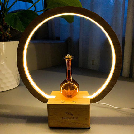 LUNA (Nebuliser+Ringlight) - Waterless Diffuser | Essential oil Burner | Aromatherapy| Home Fragrance.