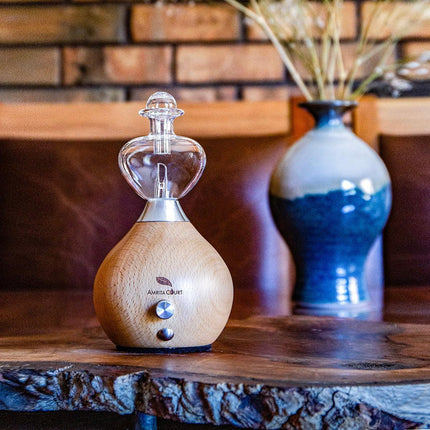 Hour Glass Waterless Aroma Diffuser — Wood.