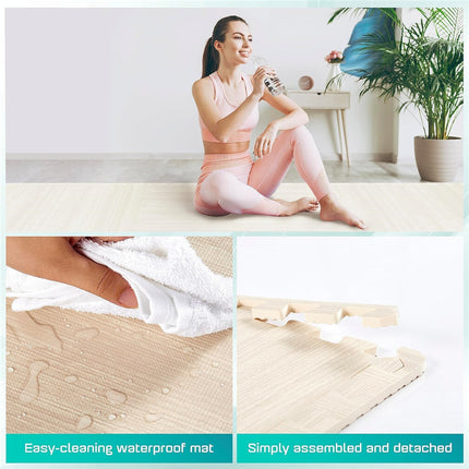 Interlocking EVA Foam Floor Tiles: Fitness & Protective Gym Mat.
