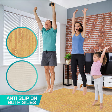 Interlocking EVA Foam Floor Tiles: Fitness & Protective Gym Mat.