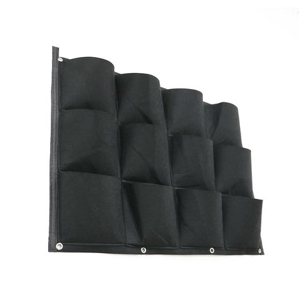 24Pocket Vertical Garden Planter Wall Hanging Herbs Plant Seed Bag Home Decor AU.