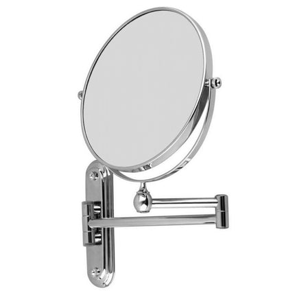 Bath Mirror 5X Magnification Wall Mounted Adjustable Makeup Mirror Arm Extend.