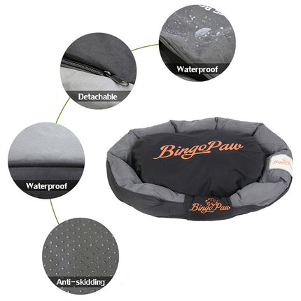 Thick Orthopedic Pet Bed Water-Resistant Cushion.