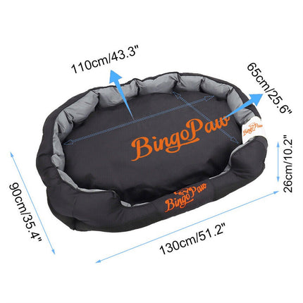 Thick Orthopedic Pet Bed Water-Resistant Cushion.