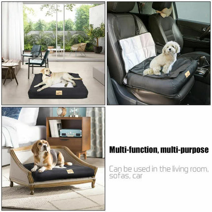 Medium Sized Waterproof Dog Car Seat Bed with Safety Belt.