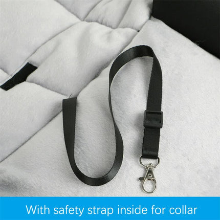Medium Sized Waterproof Dog Car Seat Bed with Safety Belt.