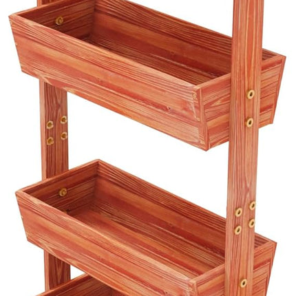 Fin Xxl Super Durable Elevated Planter Freestanding Rotatable Planter Box Garden Bed.