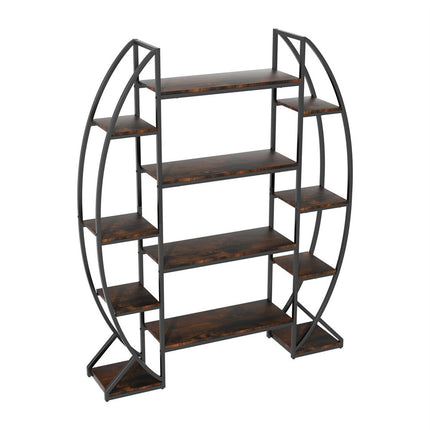 8 Tier Jumbo Plant Stand Vase Shape Flower Bonsai Pot Display Rack Indoor Outdoor.