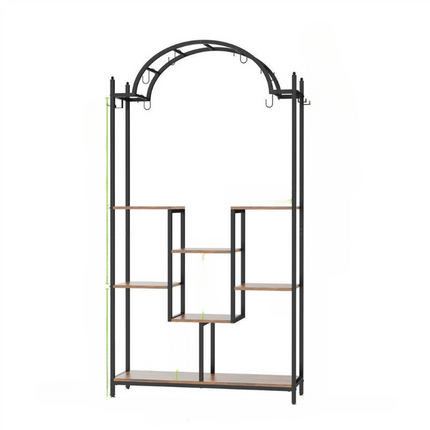 Multi-Layer Plant Stand Large Flower Bonsai Pots Display Rack For Garden Balcony.