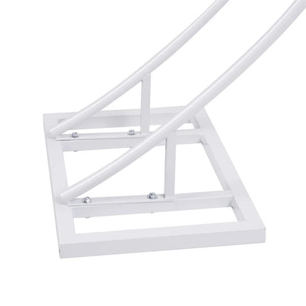 P&P Round Arch Backdrop Stand for Wedding Party Metal Pipe Frame Archway Decoration Indoor Outdoor Double Rails.