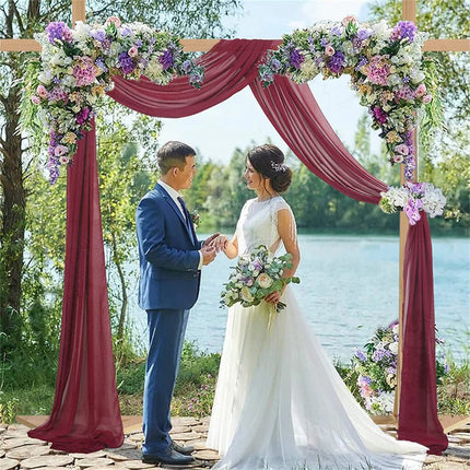 Heavy Duty Square Wedding Arch Wooden Backdrop Stand Balloon Floral Arch Frame.