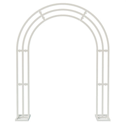 Heavy Strong Metal Wedding Arch Garden Arbor Floral Backdrop Stand Indoor Outdoor.