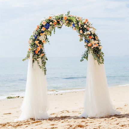 Heavy Strong Metal Wedding Arch Garden Arbor Floral Backdrop Stand Indoor Outdoor.