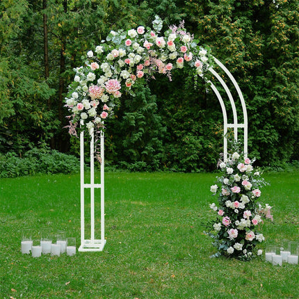 Heavy Strong Metal Wedding Arch Garden Arbor Floral Backdrop Stand Indoor Outdoor.