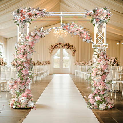 Fin 2.5M Oversized Metal Wedding Arch Stand Proposal Birthday Party Banquet Decor.