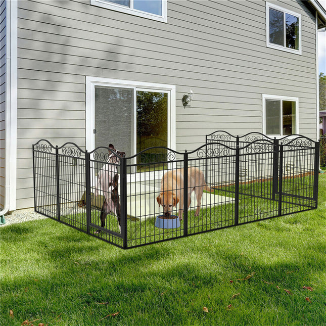 Dog Playpen Kennel Cage Indoor Outdoor Dog Exercise Pen Cat Chicken Rabbit Fence.