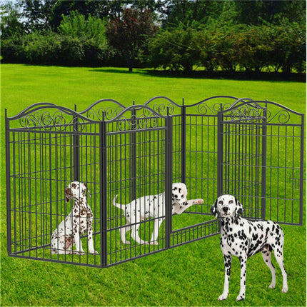 Dog Playpen Kennel Cage Indoor Outdoor Dog Exercise Pen Cat Chicken Rabbit Fence.