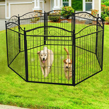 Dog Playpen Kennel Cage Indoor Outdoor Dog Exercise Pen Cat Chicken Rabbit Fence.