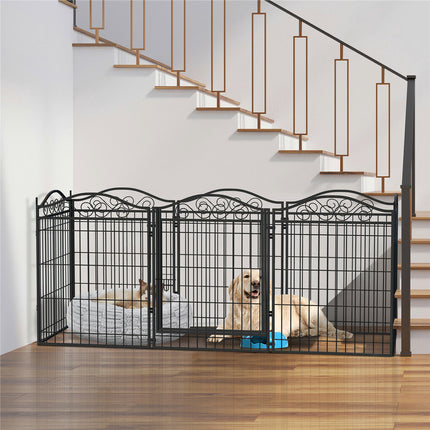 Dog Playpen Kennel Cage Indoor Outdoor Dog Exercise Pen Cat Chicken Rabbit Fence.