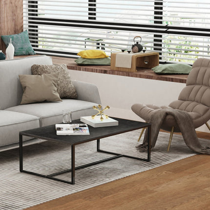 Elegant Heavy Duty Stone Coffee & Side Table.