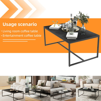 Elegant Heavy Duty Stone Coffee & Side Table.
