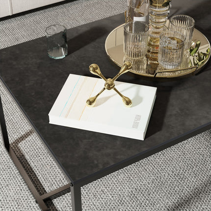 Elegant Heavy Duty Stone Coffee & Side Table.