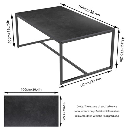 Elegant Heavy Duty Stone Coffee & Side Table.