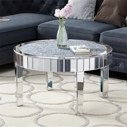 XXL Bling Mirrored Crystal Coffee Table.