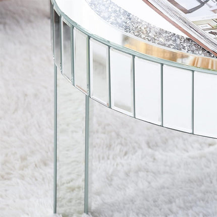 XXL Bling Mirrored Crystal Coffee Table.