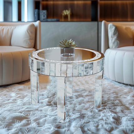 XXL Bling Mirrored Crystal Coffee Table.