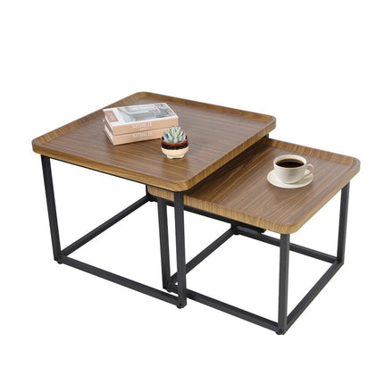 2X Industrial Vintage Stacking Coffee Tables.