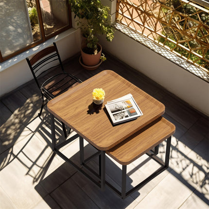 2X Industrial Vintage Stacking Coffee Tables.