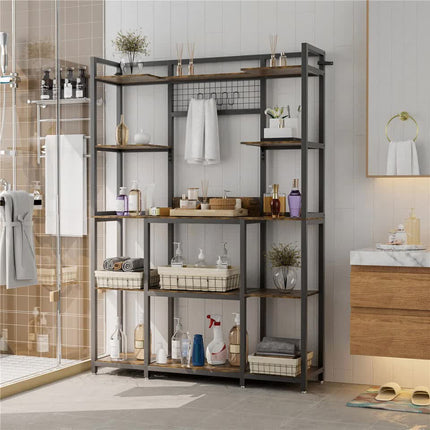 XXL Large Kitchen Bakers Rack Freestanding Microwave Stand Kitchen Storage Shelf.