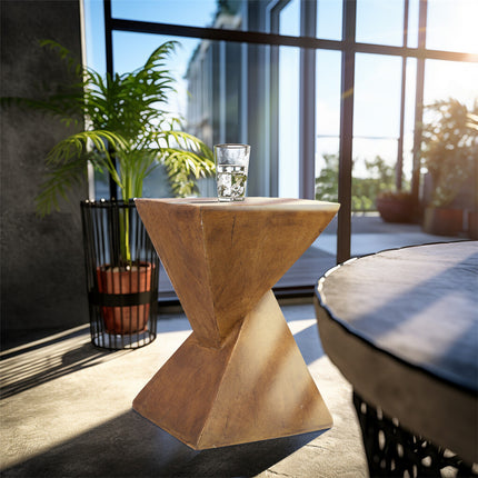 Twist Table Teak Root Shape Stool Pedestal Coffee Table.